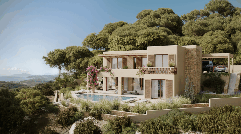 F025 | Luxurious new build villa with sea view in El Portet, Moraira