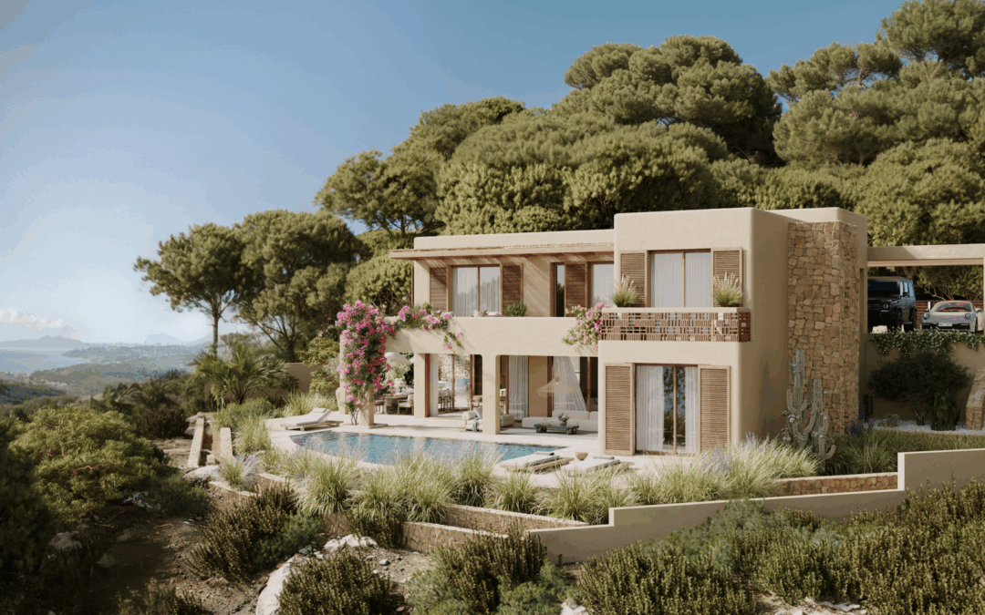 F025 | Luxurious new build villa with sea view in El Portet, Moraira